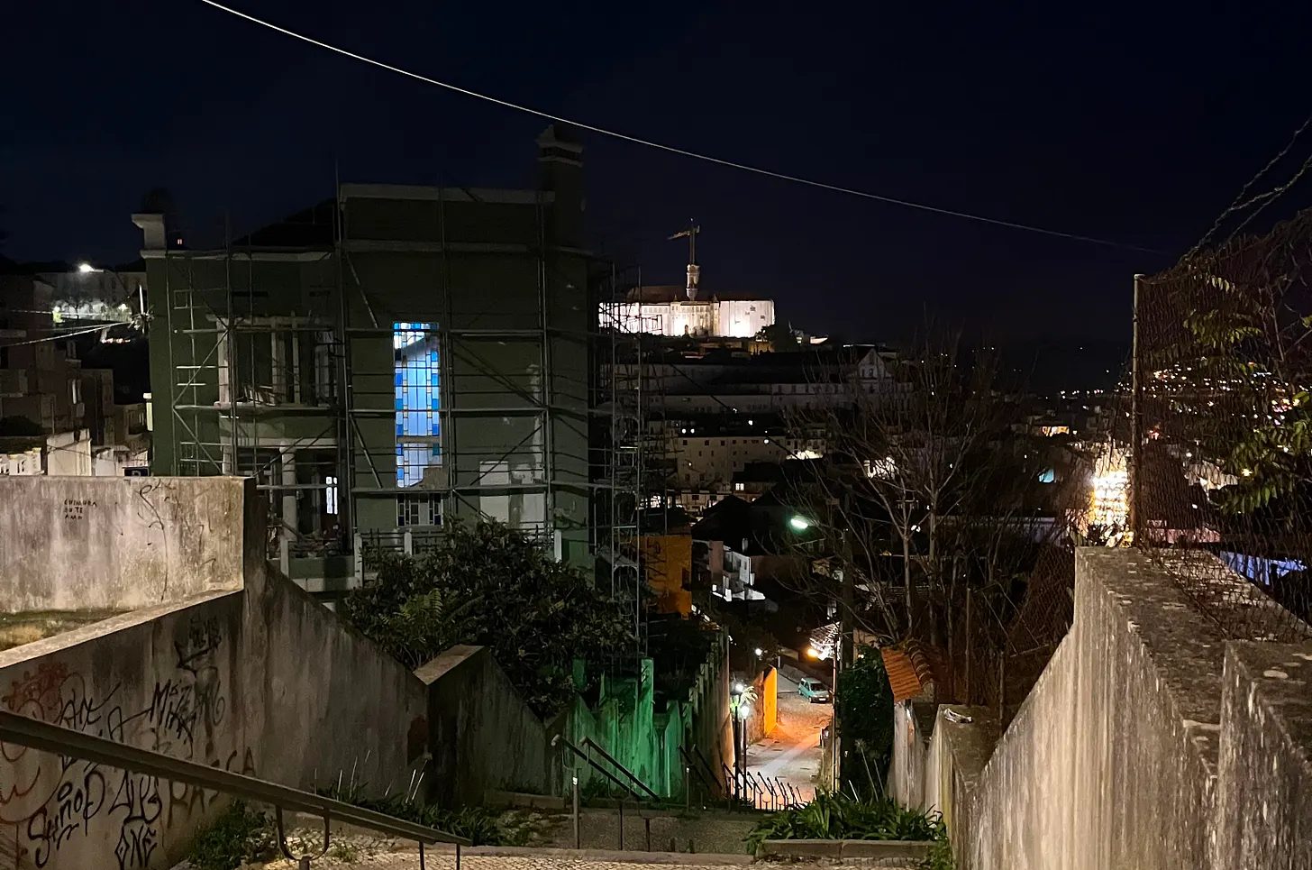 Fotografia tirada em Coimbra, durante o festival.