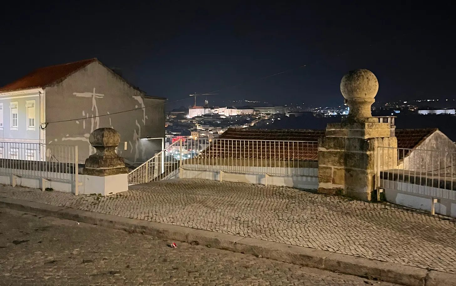 Fotografia nocturna tirada em Coimbra.